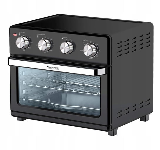 Piekarnik elektryczny TurboTronic rożno grill termoobieg 32L 1700w Czarny TurboTronic