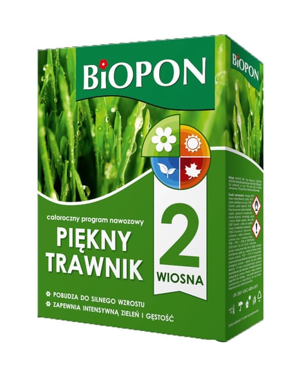 Piękny Trawnik Wiosna Nawóz do Trawnika 2kg Biopon Biopon