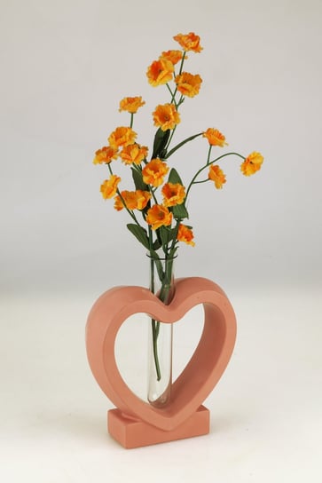 Piękny Wazon Na Kwiaty, Oryginalne Serce - Różowy Merxan