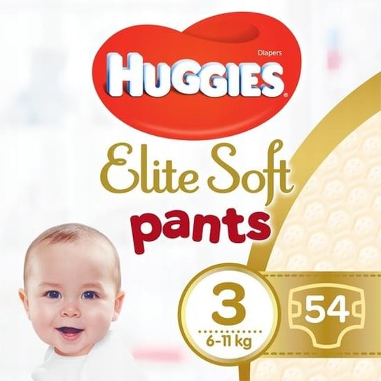 Pieluchomajtki HUGGIES Elite Soft Pants rozmiar 3 (6-11kg) 54 szt Huggies