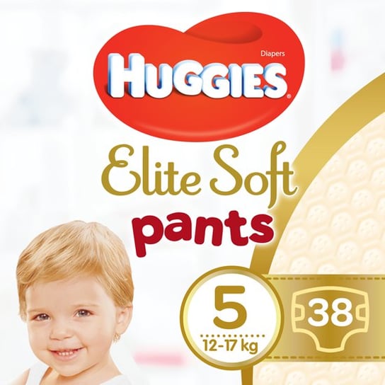Pieluchomajtki Huggies Elite Soft Pants Rozmiar 5 (12-17Kg) 38 Szt Huggies