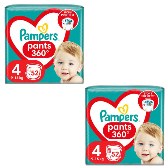 Pieluchomajtki PAMPERS Pants 4 (9 -15kg) 52 szt Pampers