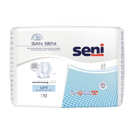 Pieluchy anatomiczne San Seni Uni 32x62.5cm 10 szt. Seni