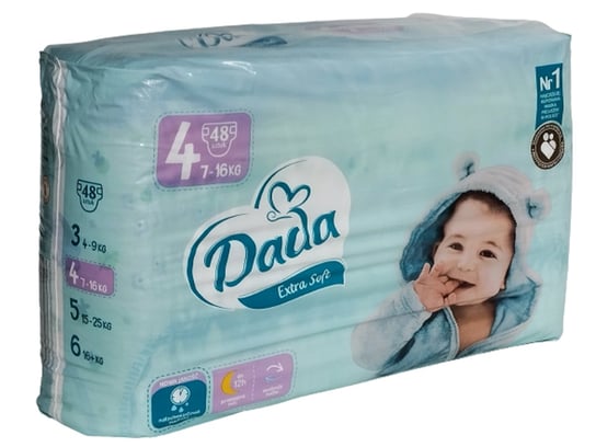 Pieluchy Dada Extra Soft 4 BAG 7-16kg 48szt Dada