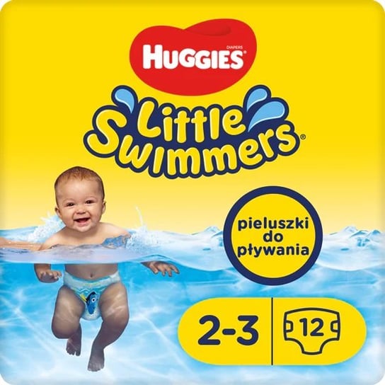 Pieluchy HUGGIES Little Swimmers rozmiar 2-3 (3-8 kg) 12 szt Huggies