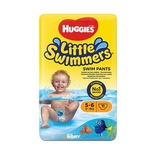 Pieluchy HUGGIES Little Swimmers rozmiar 5-6 (12-18 kg) 11 szt Huggies