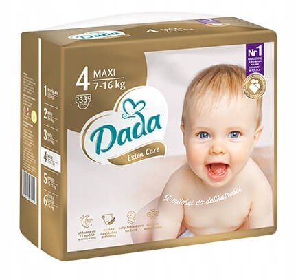 Pieluchy Pieluszki Dada Extra Care 4 Maxi 33 Szt Dada