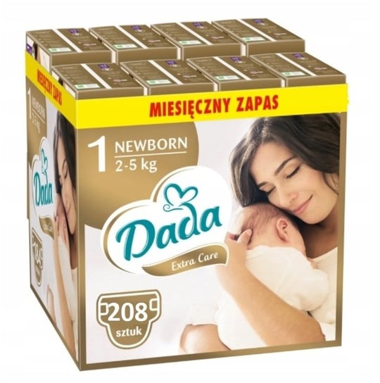 Pieluszki Dada Extra Care 1 Newborn 208 Sztuk Dada