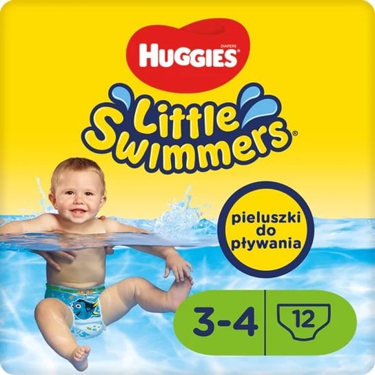 Pieluszki HUGGIES Little Swimmers rozmiar 3-4 (7-15 kg) 12 szt Huggies