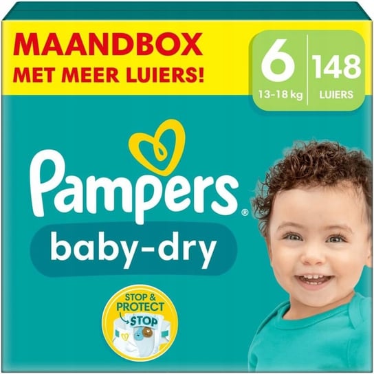 Pieluszki Pampers Baby-Dry Rozmiar 6 148 szt. 13-18kg Procter & Gamble