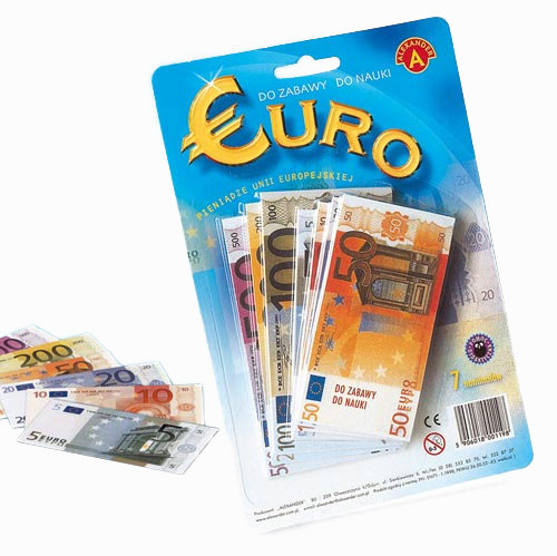 Pieniądze do nauki i zabawy Euro, zestaw edukacyjny, Alexander Alexander