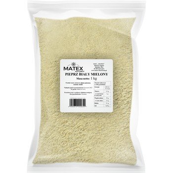 Pieprz biały mielony 1kg MATEX Inny producent