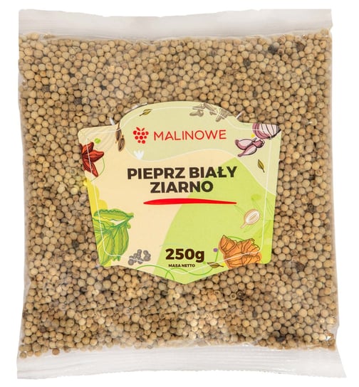 Pieprz biały ziarno 250g Malinowe