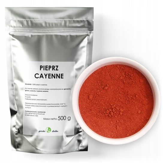 Pieprz Cayenne Naturalny Kajeński Mielony 500G GORZKOISLODKO