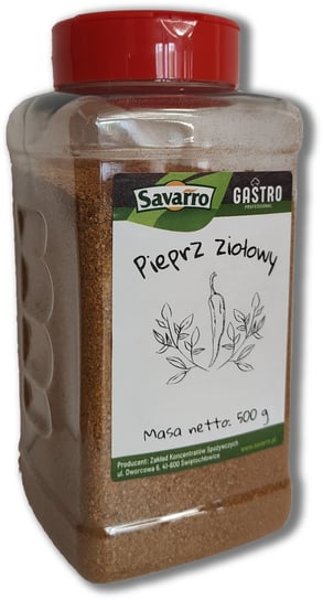 Pieprz ziołowy Savarro Gastro Professional - słoik 500 g Inna marka