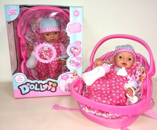 Pierot, lalka bobas w nosidełku Dolly Pierot