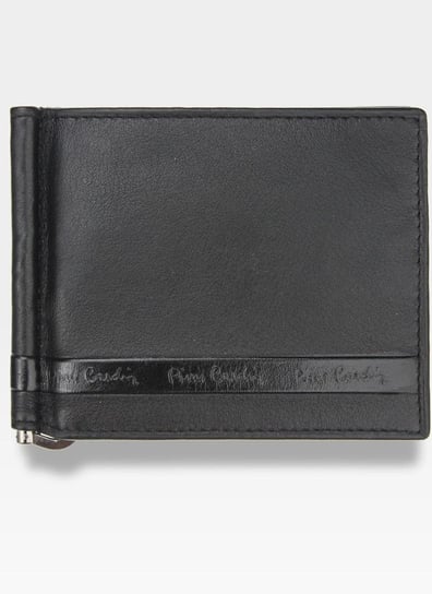 Pierre Cardin, Portfel skórzany męski, Banknotówka, Tilak36 8858A, czarny, mały Pierre Cardin