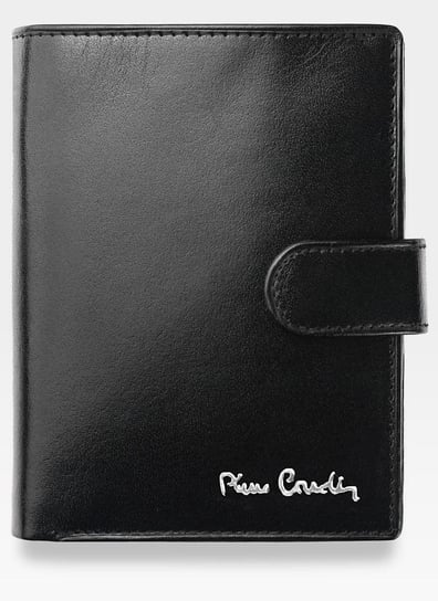 Pierre Cardin, Portfel skórzany męski, Premium, YS520.1 326A, czarny, ochrona RFID Pierre Cardin
