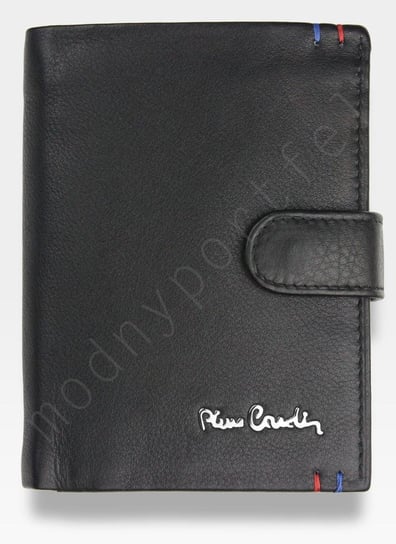 Pierre Cardin, Portfel skórzany męski, Tilak22 326A, czarny, ochrona RFID Pierre Cardin