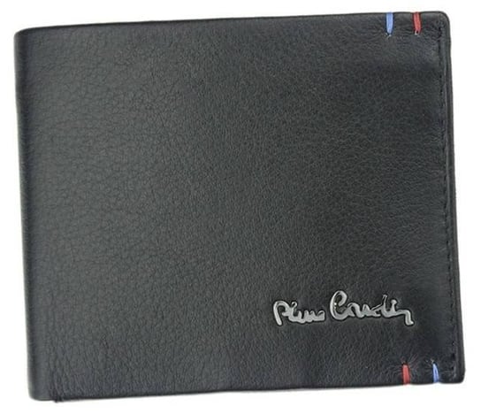 Pierre Cardin, Portfel skórzany męski, Tilak22 8824, czarny, ochrona RFID, mały Pierre Cardin