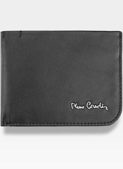 Pierre Cardin, Portfel skórzany męski, Tilak35 8804, czarny, ochrona RFID Pierre Cardin