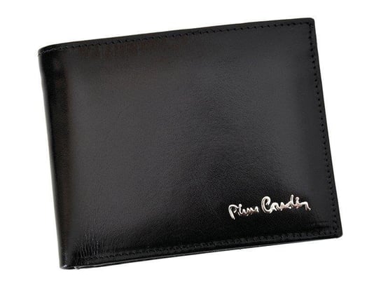 Pierre Cardin, Portfel skórzany męski, YS520.1 325, czarny, ochrona RFID Pierre Cardin
