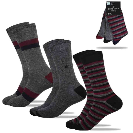 Calze Cotone Uomo Calze Uomo Pierre Cardin Business Nero Cotone - Confezione Da 5, 10 O 20 Paia, Taglia 43-46 Calze Cotone Eleganti - Foto 3