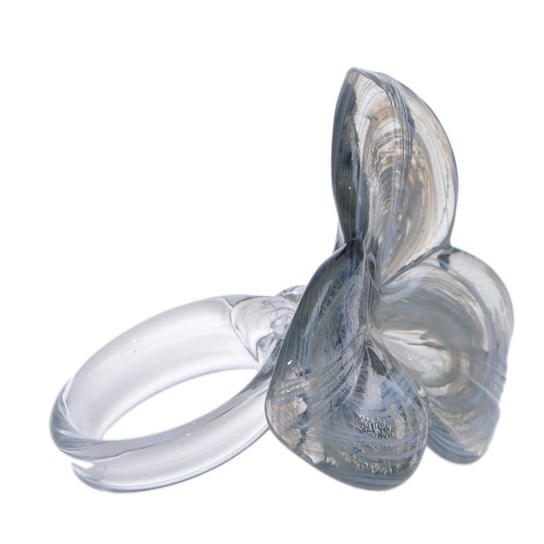 Pierścień na serwetki DUWEN Suffield, szary, 9,5x10,5 cm Duwen