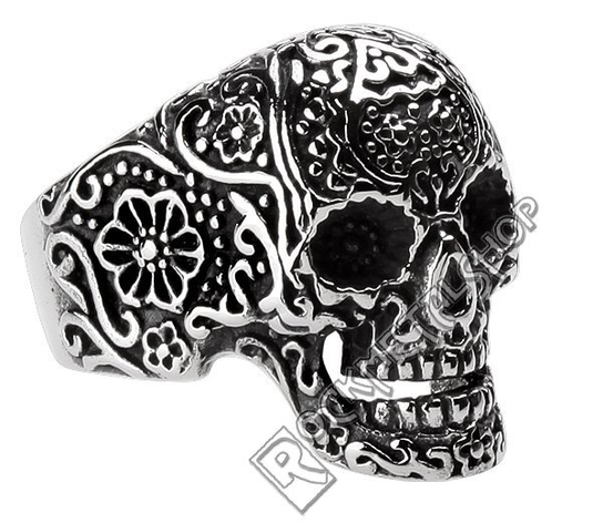 pierścień ORNAMENT SKULL-R Inna marka
