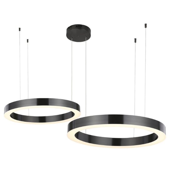Pierścieniowa lampa wisząca Circle ST-8848-40+60 Step LED 279W ringi czarne Step Into Design