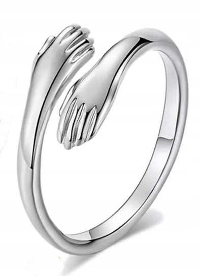 Pierścionek kolor srebrny dłonie miłość na prezent Inna marka