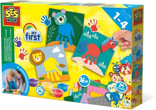 Pierwsze Malowanie - Odcisk Dłoni Ses Creative - Zabawki Kreatywne Dla Chłopców I Dziewczynek SES
