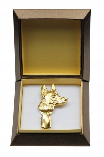 Pies Faraona broszka z klipsem w pudełku dog show Inna marka