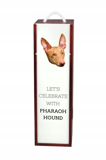 Pies faraona Pudełko na wino z geometrycznym psem Inna marka