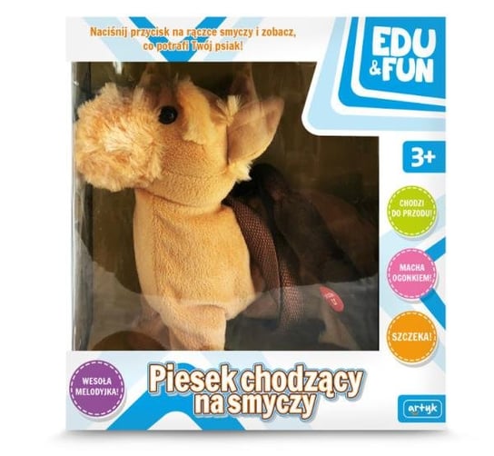 Piesek chodzący na smyczy EDU&FUN (157394) Artyk