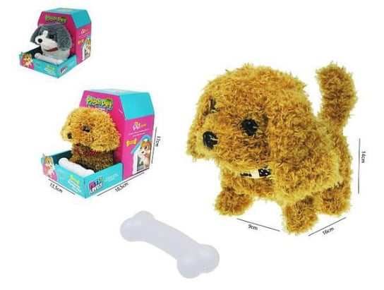 Piesek na baterie Electronic Mini Plush Pet Series mix Hipo