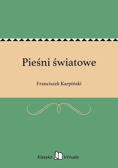 Pieśni światowe - ebook epub Karpiński Franciszek