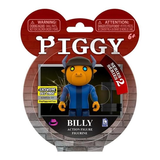 Piggy Seria 2 Billy Byk Roblox Phatmojo Figurka kolekcjonerska, Akcji PhatMojo