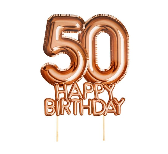 Piker - toper na tort, 50 Urodziny Party World