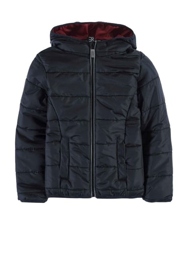 Pikowana kurtka z kapturem dla chłopca, czarna, Esprit Esprit