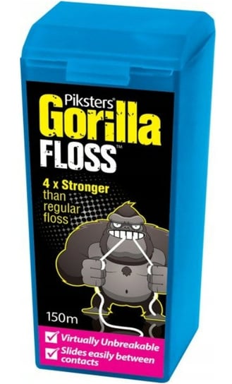 Piksters, Gorilla, Długa nić dentystyczna Floss, 150 m PIKSTERS
