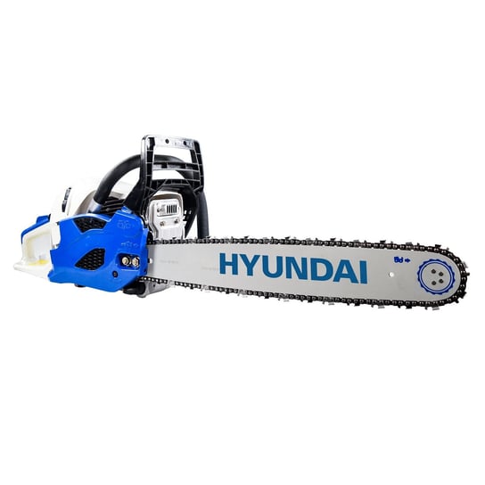 Piła Łańcuchowa Hyundai Biały/Niebieski 56 Cm - Solidne Wykonanie, Łatwe Użytkowanie, Praktyczne Zastosowanie Inna marka