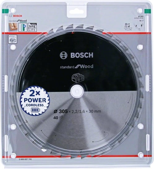 Piła standard BOSCH Wood Accu, 305x30 mm, 40 zębów Bosch