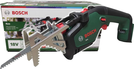 Piła szablasta akumulatorowa ogrodowa Bosch Keo 18V + 1 brzeszczot body Bosch Zielony