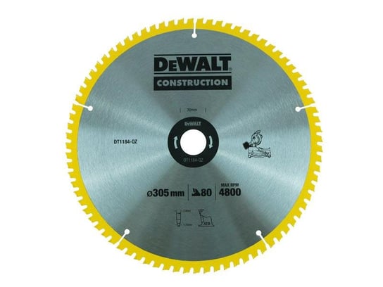 Piła tarczowa DEWALT DT1184, 305 mm DeWalt