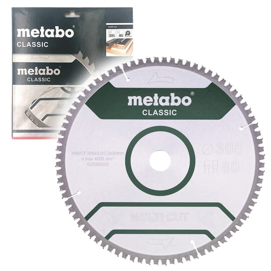 Piła tarczowa Metabo Multi Cut Classic 305x30 Z80 FZ/TZ -5° 628286000 Metabo
