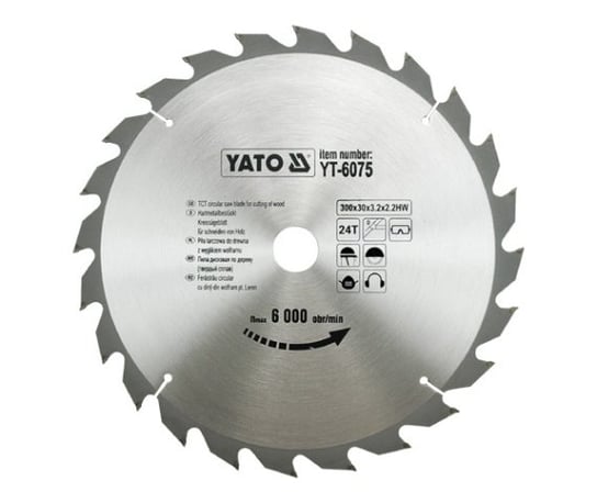 Piła tarczowa YATO widiowa, 300 mm, 24-zęby YT-6075 Yato
