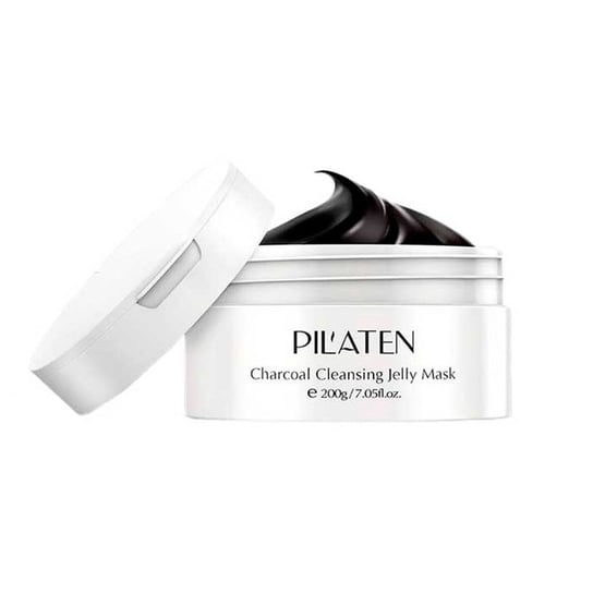 Pilaten, Cleansing Jelly Mask Charcoal, maseczka do twarzy dla kobiet, 200 g Pilaten