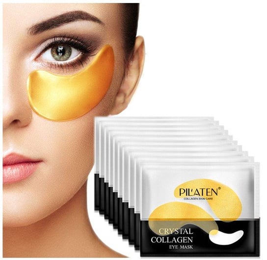 Pilaten płatki kolagenowe pod oczy złote Crystal Collagen 6g*10sztuk Pilaten