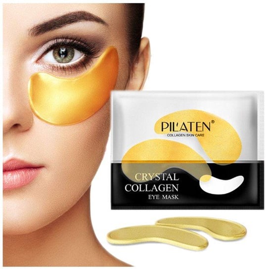 Pilaten płatki kolagenowe pod oczy złote Crystal Collagen 6g Pilaten